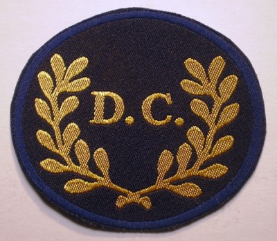 5.543 ECUSON EMBLEMA PATCH DC 65/56mm foto