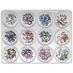 Kit nail art, 12 buc - stele, 5g