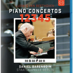 Ludwig Van Beethoven: Piano Concertos 1, 2, 3, 4, 5 (Blu-ray Disc) | Daniel Barenboim, Staatskapelle Berlin