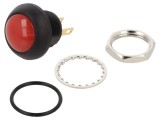 Comutator acţionat prin apăsare SPST-NO, IP68, 0,125A, E-SWITCH