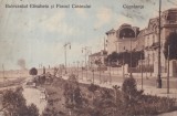 Constanta. Bulevardul Elisabeta si Parcul Casinului (circulata 1912)