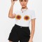 Tricou dama alb - Sunflower - S