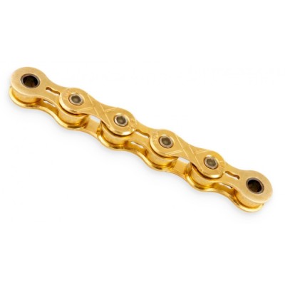 Lant Bicicleta KMC X101, 1 Viteze, 1/2x1/8 inch, 112 Zale, Auriu Ultimate FactoryBikes foto