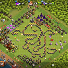 Vand Cont de Clash Of Clans th 9 predau PERSONAL in zona Pascani WP +40748606893