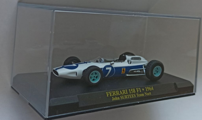 Macheta Ferrari 158 F1 NART Surtees Campion Formula 1 1964 - IXO/Altaya 1/43