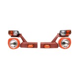 Set faruri cu semnalizari pe suport stanga-dreapta pentru tractor UTB U-650