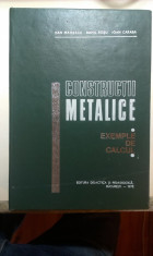 CONSTRUCTII METALICE - EXEMPLE DE CALCUL foto