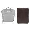 Ghiozdan Scutece, Model Gri, Dimensiuni 25x15x37cm, Material Sintetic, Include Saltea Schimbat, Oem