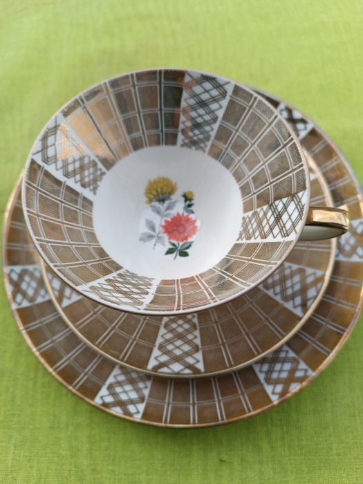 Portelan Winterling Roslau Bavaria, superb set de mi dejun