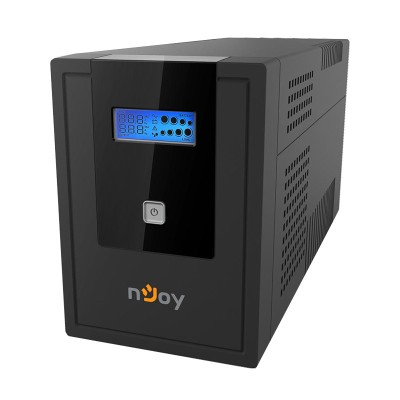 UPS Cadu nJoy, 1500 VA, 900 W, 4 prize Schuko, afisaj LCD, ecran tactil, Negru foto