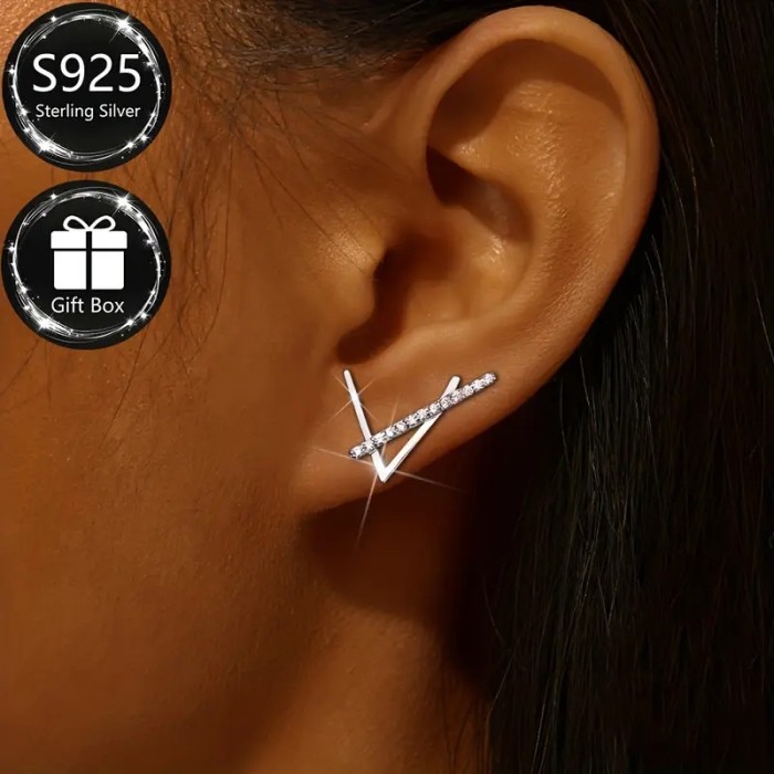 ,&oelig; Cercei din argint 925 Vector