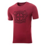 Bayern Leverkusen tricou de bărbați Logo burgundy - XL, Bayern Leverkusen Official