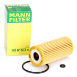 Filtru Ulei Mann Filter Mercedes-Benz A-Class W169 2004-2012 HU615/3X, Mann-Filter