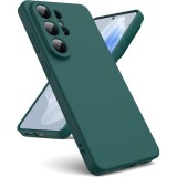 Husa Soft Touch, slim, ALC Mobile, anti soc, compatibila cu Samsung Galaxy S26 Ultra, Verde Inchis Tpu