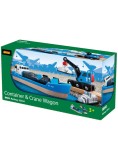 Set Brio Freight Ship &amp; Crane (33534)