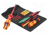 Kit şurubelniţe izolată slim 1kVAC 16buc WERA
