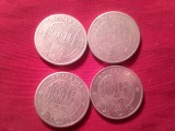 4 Monede 1000 lei C. Brancoveanu : 2001 . 2002 , 2003 , 2004 , aluminiu m cal. Buna-F.buna
