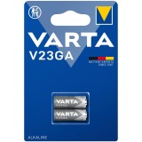 Set 2 Baterii Alcaline VARTA Professional Electronics V23GA (A23 MN21) - 12V, Pentru Telecomenzi Auto si Porti