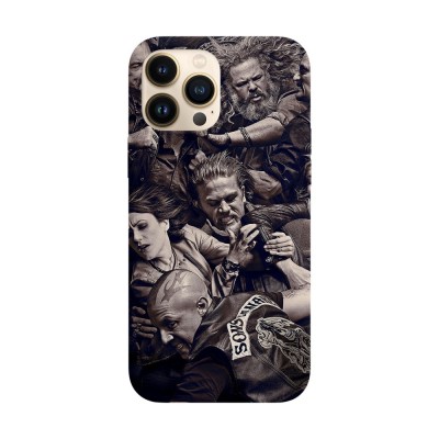 Husa compatibila cu Apple iPhone 14 Plus model Sons of Anarchy cast, Silicon, TPU, Viceversa foto