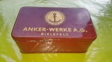 D912-Cutie vintage Anker ceasuri-piese de schimb metal Anker Werke A.G.Bielefeld