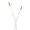 Cablu audio XO NB-R211C, mini jack 3.5 mm AUX, 1m, Alb/Albastru