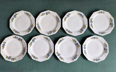 Set 8 farfurii portelan octogonale Regina Gemania NB Form Und Design Exclusiv foto