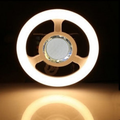 Lampa LED 24W 26cm Alb Cald E27 cu Boxa Muzica Bluetooth foto