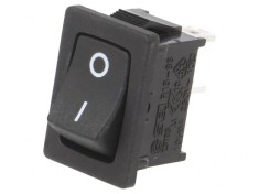Comutator Balansoar SPST 10A 24VDC Negru foto