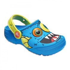 Saboti Crocs Boys&#039; Fun Lab Clog Albastru - Ocean