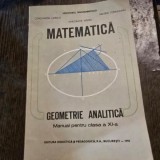 Matematrica. Geometrie analitica, manual pentru clasda a XI-a - Constantin Udriste