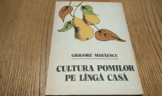 CULTURA POMILOR PE LINGA CASA - Grigore Mihaescu - Editura Ceres, 1982, 290 p.