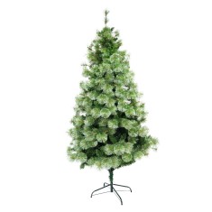 Brad de craciun artificial tip pin, inaltime 180 cm, suport metalic inclus, verde foto