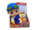 Papusa Bebelus Cocomelon JJ + Mascota Ursuleț, Sunete, Accesorii, Plus, Multicolor, Fete/Baieti, 3 ani+