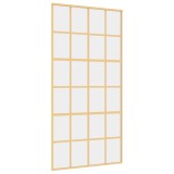 Cumpara ieftin Usa glisanta, auriu, 102,5x205 cm, sticla ESG mata si aluminiu