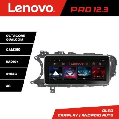 Navigatie Mitsubishi ASX 2017-2021 model facelift Lenovo PRO 4+64 12.3 inch qled android 4G DSP gps internet Kit-091-v2 CarStore Technology foto