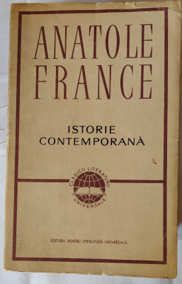 Anatole France - Istorie contemporană foto
