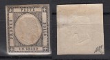 Italy 1861 King Viktor Emanuel II 1 Grano Mi.3 signed MH AM.308