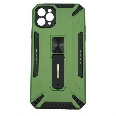 Husa de protectie flippy pentru apple iphone xr defender sergeant brave cu suport, verde deschis foto