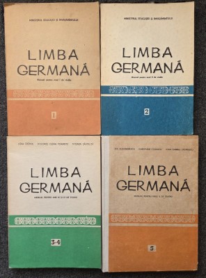 LIMBA GERMANA MANUAL PENTRU ANUL 1, 2, 3-4, 5 DE STUDIU foto