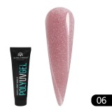 Cumpara ieftin Polygel cu strălucire Global Fashion 30 g 06