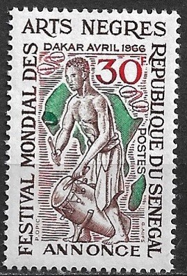 B2827 - Senegal 1966 -Arta neuzat,perfecta stare foto