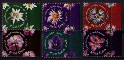 RO 2009 LP 1830 &amp;quot; Flora din Arii Protejate &amp;quot; , serie ,MNH foto