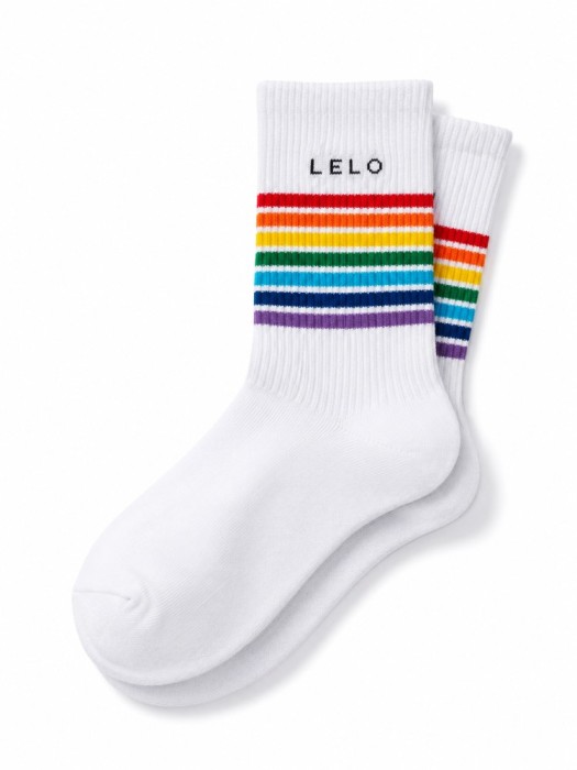 Ciorapi Lelo Rainbow Alb