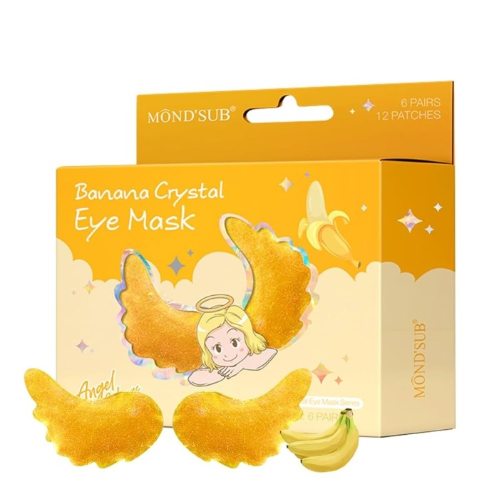 Mască pentru ochi Mond&#039;Sub, cristal de banană, 12 bucăți