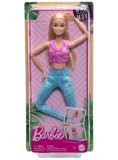 Barbie Doll Made To Move Blonde Fashion Wearing Removable Sports Top Pants (hrh27)