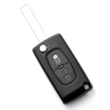 Citroen / Peugeot 307 - Carcasa tip cheie briceag cu 2 butoane, lama VA2-SH2 cu