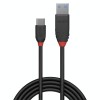 Cablu Lindy USB 3.2 Type-A la Type-C, 1.5m, 10Gbps, Black Line, Alimentare &amp; Transfer Date