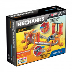 Joc de constructie magnetic Geomag Mechanics Gravity Race Track, 115 piese