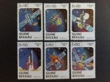 Serie Filatelică Cosmonautică, Sateliți Artificiali &amp; Naveta Spațială / Guineea-Bissau (1983) - A583