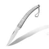 Briceag cu Deschidere Manuala, Lama Din Otel, Model De Buzunar, 16.5 Cm, Argintie